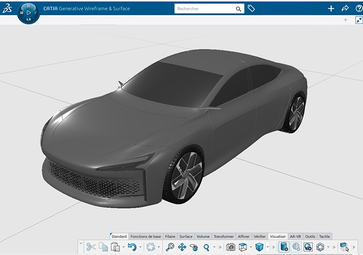 Foto Hopium utiliza la plataforma 3DEXPERIENCE de Dassault Systèmes para diseñar y desarrollar su vehículo de alta gama impulsado por hidrógeno.